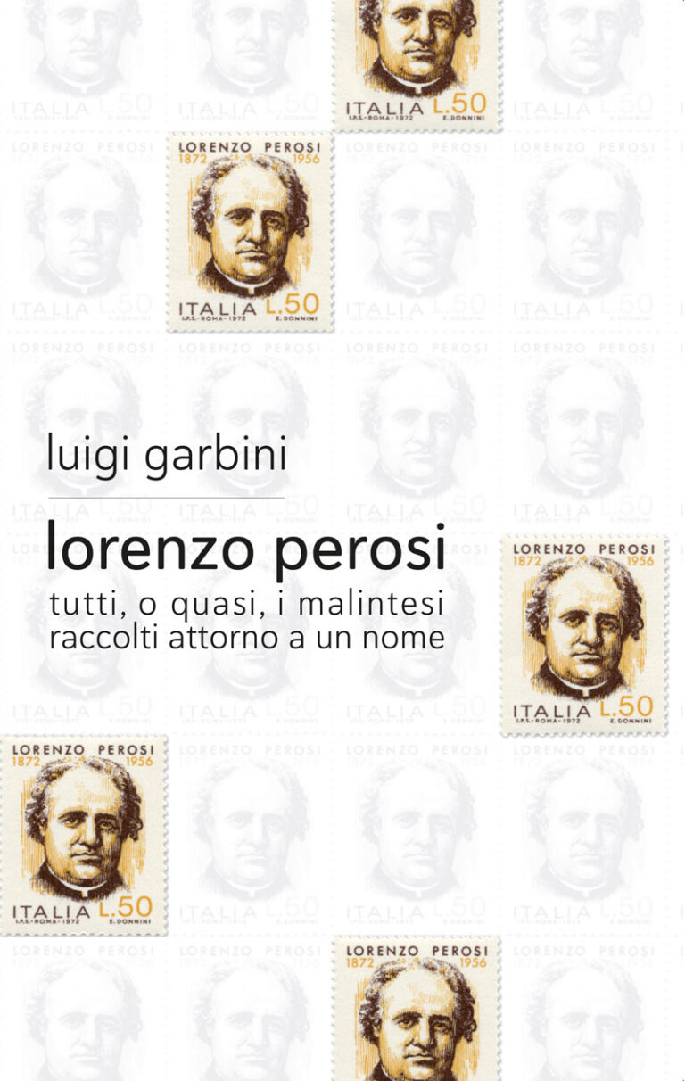 Recensione di Giovanni Gavazzeni su “Il Venerdì” di Repubblica del volume di Luigi Garbini su Lorenzo Perosi